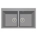 Кухонная мойка Plados Elegance AM8620 UM42 Titanium
