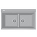 Кухонная мойка Plados Lux LX8620 UM41 Aluminium