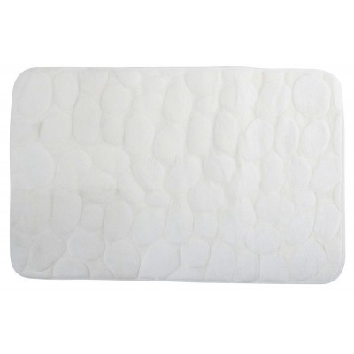 Коврик для ванной MSV Pebble 40x60cm White (42118)