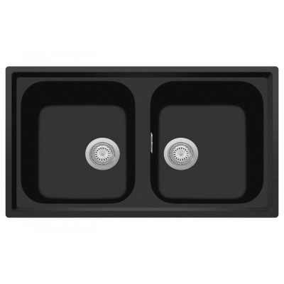 Кухонная мойка Plados Atlantic PL0862 UG70 Black Matt