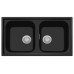 Кухонная мойка Plados Atlantic PL0862 UG70 Black Matt