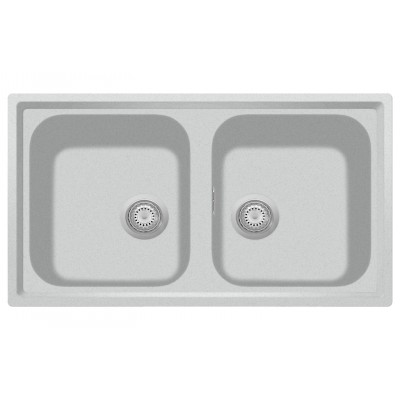 Кухонная мойка Plados Atlantic PL0862 UG90 Opal White