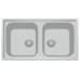 Кухонная мойка Plados Atlantic PL0862 UG90 Opal White