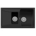 Кухонная мойка Plados Roxana HR0791 UG70 Black Matt