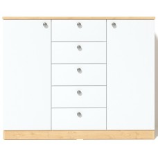 Комод Fabrik Home Techno Клен/Белый Ясень