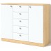 Комод Fabrik Home Techno Клен/Белый Ясень
