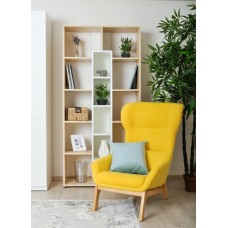 Стеллаж Fabrik Home Tom Клен/Ясень Белый 90x35x187cm