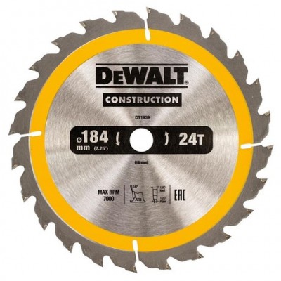 Disc de tăiere Dewalt DT1939 24T