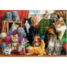 Puzzle Trefl 1000 Feline meeting (10555)