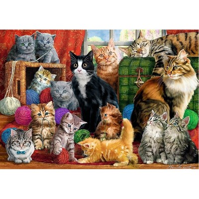 Puzzle Trefl 1000 Feline meeting (10555)