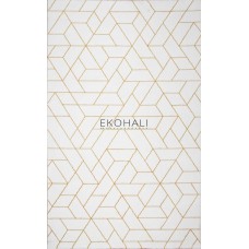 Ковёр Eko Hali Lagom LG 02 White Yellow 1.30x1.90m