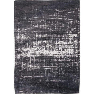 Ковёр Louis de Poortere Mad Men 8655 White on black 1.40x2.00m