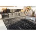 Ковёр Louis de Poortere Mad Men 8655 White on black 1.40x2.00m