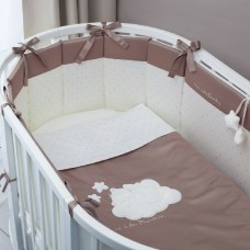 Детское постельное белье Perina Bambino Oval Cappuccino (ББО6.5-125х75)