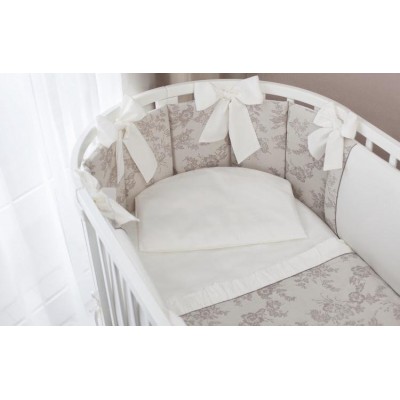 Lenjerie de pat pentru copii Perina Elfetto Oval Milky White (ЭФО6.2-125х75)