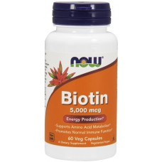 Vitamine NOW Biotin 60cap