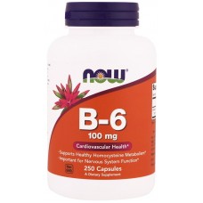 Vitamine NOW B-6 100cap