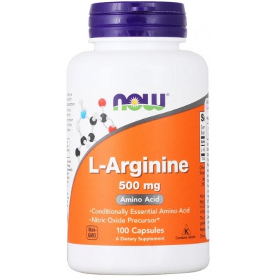 Aminoacizi NOW L-Arginine 500mg 100cap