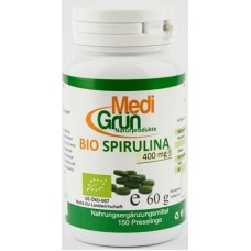 Антиоксидант MediGrun Bio Spirulina 400mg 150cap