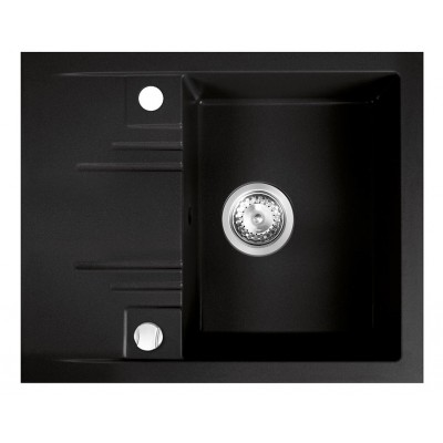 Chiuvetă de bucătărie Ferro DRGM48/58BA 580x480mm Graphite