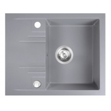 Кухонная мойка Ferro DRGM48/58GA 580x480mm Gray (04991)