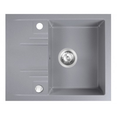Кухонная мойка Ferro DRGM48/58GA 580x480mm Gray (04991)