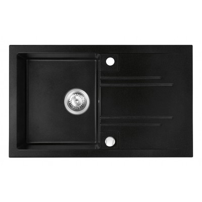 Кухонная мойка Ferro DRGM48/78BA 780x480mm Graphite (02705)