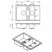 Кухонная мойка Ferro DRGM3/48/79GA 790x480mm Gray (04179)