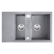 Кухонная мойка Ferro DRGM3/48/79GA 790x480mm Gray (04179)
