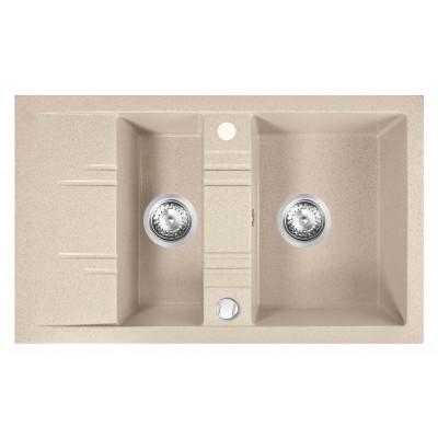 Кухонная мойка Ferro DRGM3/48/79SA 790x480mm Sand (04451)