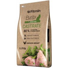 Hrană uscată pentru pisici Fitmin Purity Castrate 1.5kg