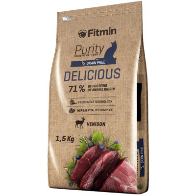 Hrană uscată pentru pisici Fitmin Purity Delicious 1.5kg