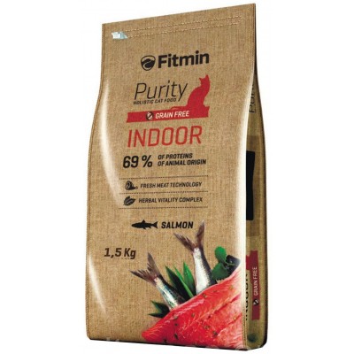 Hrană uscată pentru pisici Fitmin Purity Indoor 1.5kg