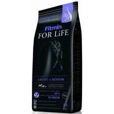 Hrană uscată pentru câini Fitmin For Life Light Senior 15kg