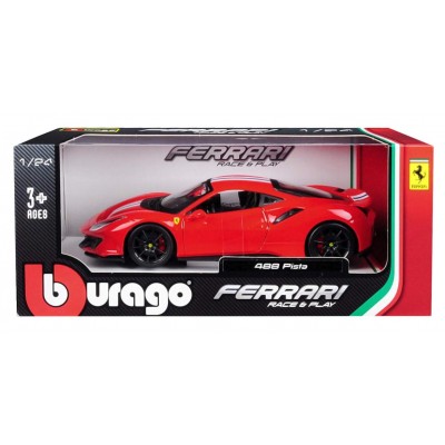 Машина Bburago Ferarri 488 Pista (18-26026)