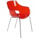 Scaun Papatya Opal Red/Chrome