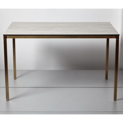 Masă pentru bucătărie Papatya Slim 120x80cm Chement/Brass