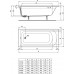 Cadă de baie Ideal Standart Hotline 180x80 (K274801)