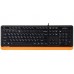 Клавиатура A4Tech FK10 Black/Orange