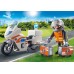 Фигурка героя Playmobil City Life: Emergency Motorbike (PM70051)