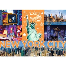 Puzzle Trefl 1000 Neon Color Line Neon city (10579)