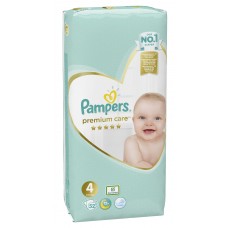 Подгузники Pampers Premium Care Maxi 4/52pcs