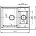 Кухонная мойка Dr.Gans Astra 620K Terra