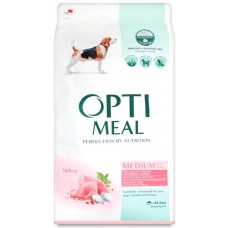Hrană uscată pentru câini Optimeal Adult Medium Turkey 4kg