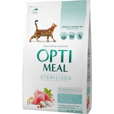 Hrană uscată pentru pisici Optimeal Cat Turkey and Oats 4kg