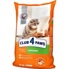 Сухой корм для кошек Клуб 4 лапы Adult Cats Chicken 14kg
