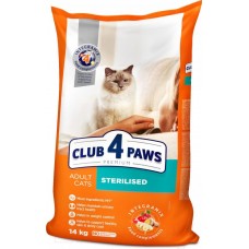 Сухой корм для кошек Клуб 4 лапы Adult Cats Sterilised 14kg