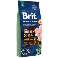 Hrană uscată pentru câini Brit Premium By Nature Junior XL 15kg