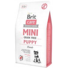 Hrană uscată pentru câini Brit Care Mini Grain Free Puppy Lamb 7kg