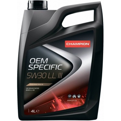 Моторное масло Champion Oem Specific 5W30 LL III 4L